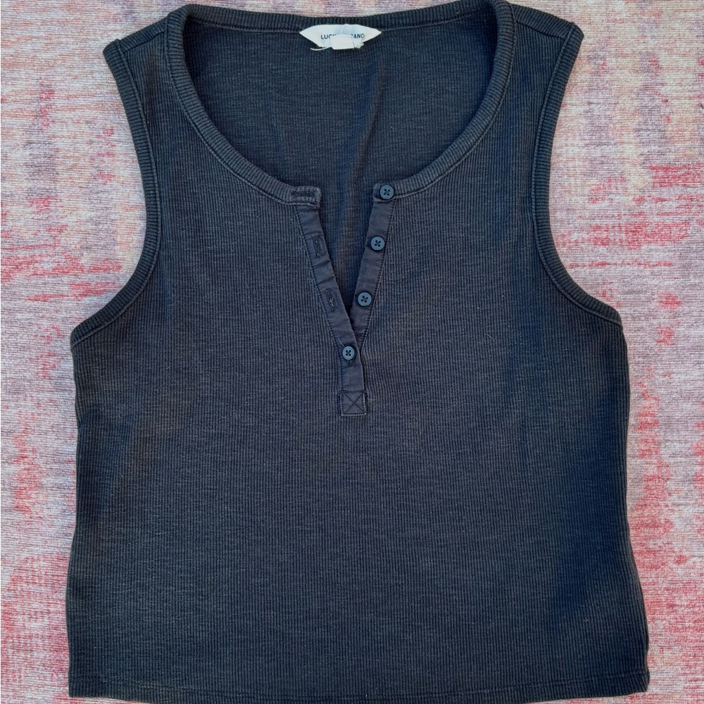 Lucky Brand Women’s Black Tank Top